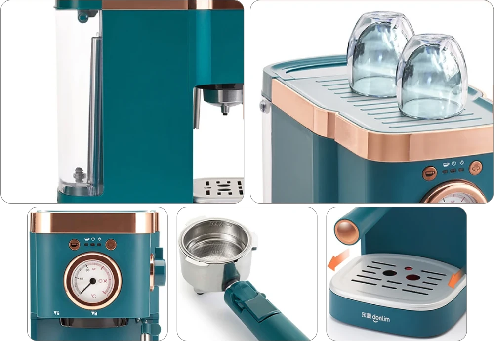 espresso machine with grinder and frother